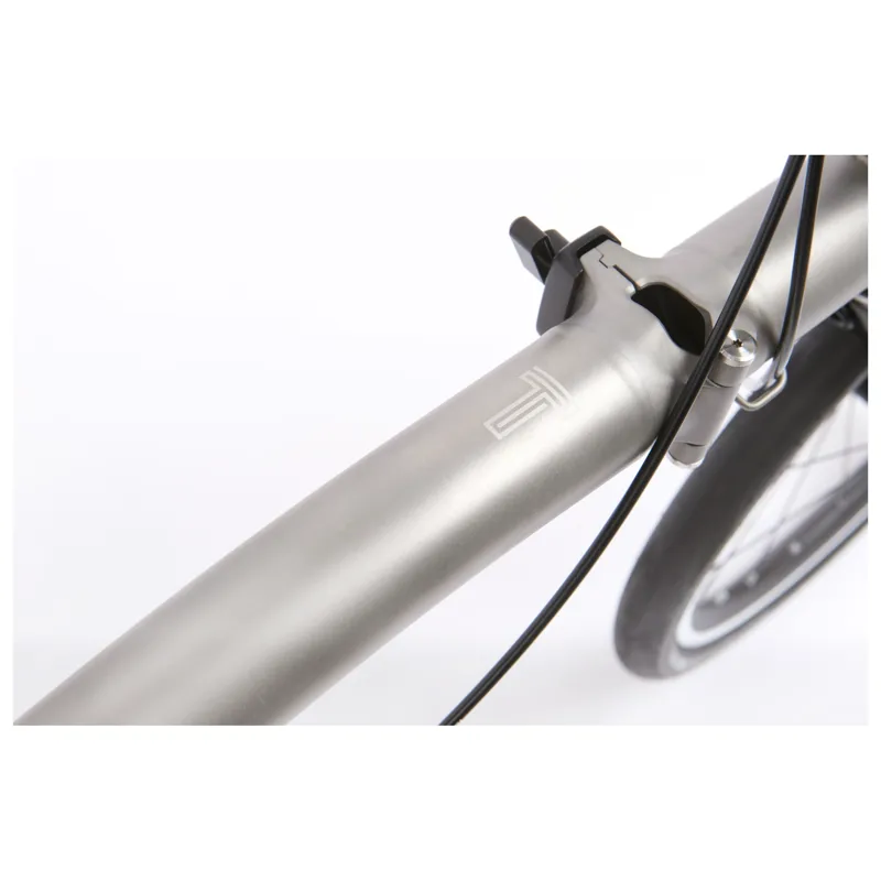 Brompton T-Line 12-speed Titanium Folding Bike-11