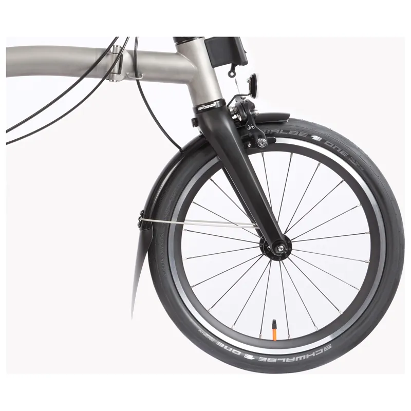 Brompton T-Line 12-speed Titanium Folding Bike-10
