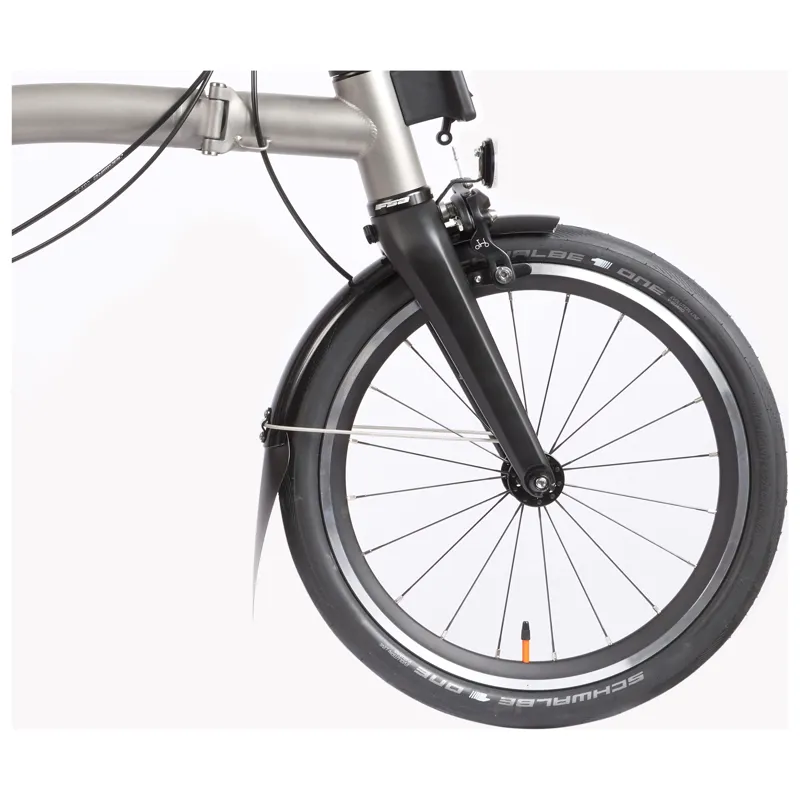 Brompton T-Line 12-speed Titanium Folding Bike-8