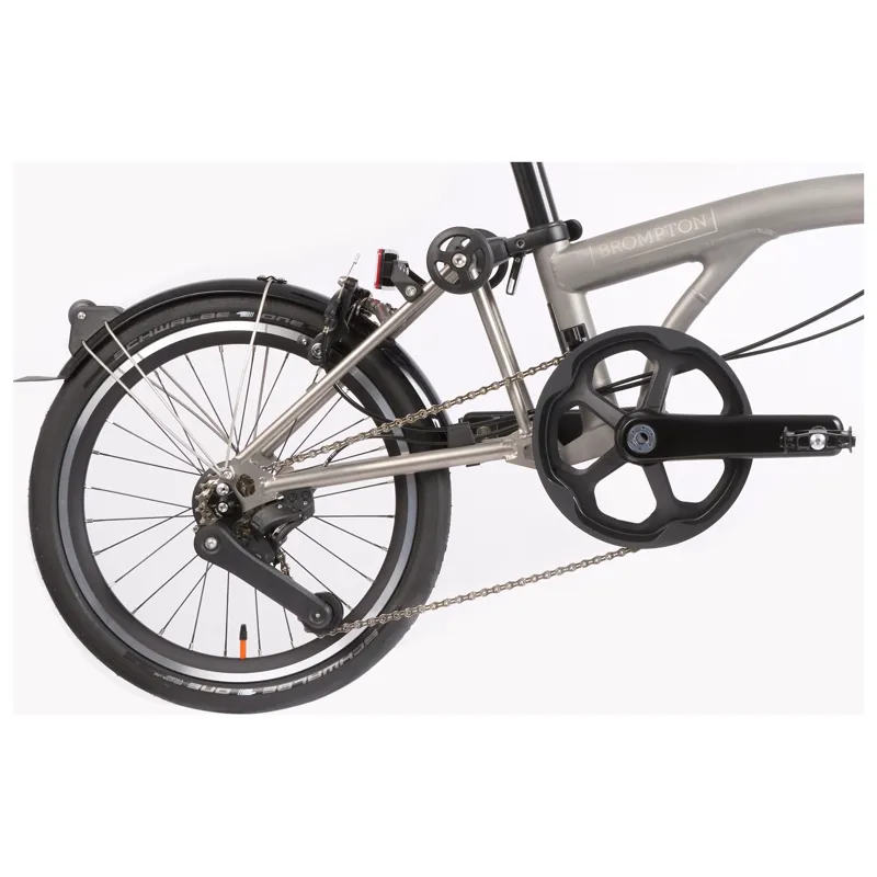 Brompton T-Line 12-speed Titanium Folding Bike-7