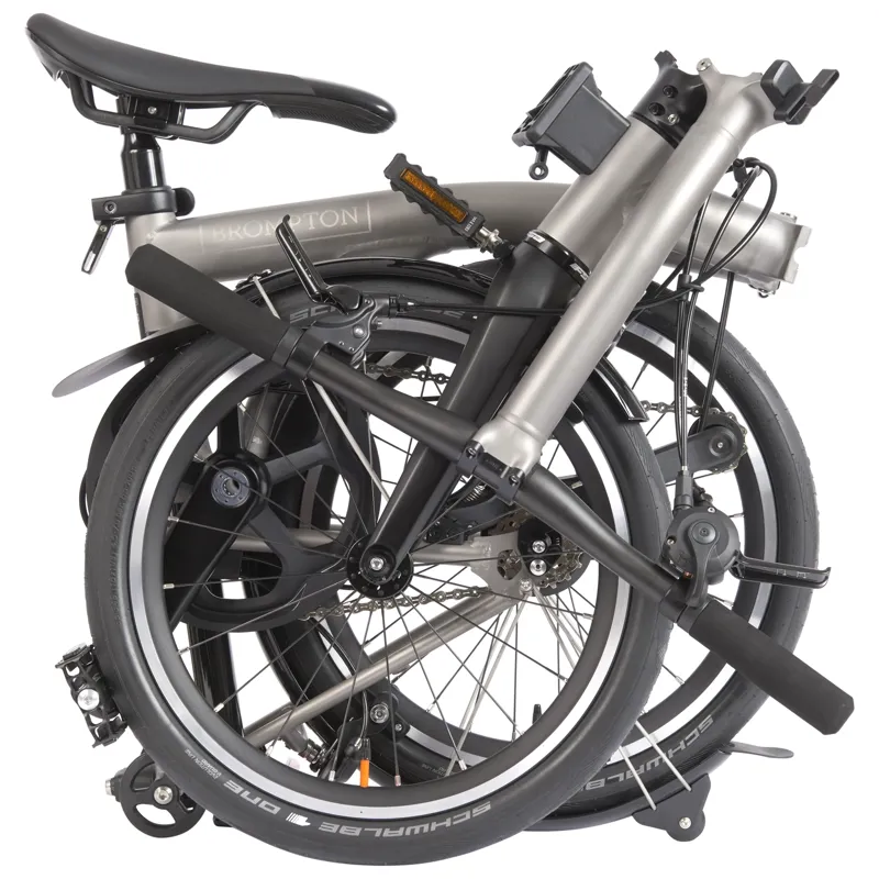 Brompton T-Line 12-speed Titanium Folding Bike-5