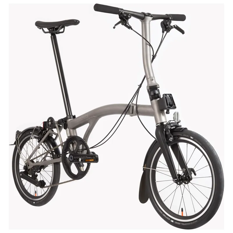 Brompton T-Line 12-speed Titanium Folding Bike-3