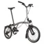 Brompton T-Line Mid Bar Urban 1 Speed S1L Titanium Folding Bike