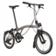 Brompton T-Line Low Bar Urban 1 Speed S1L Titanium Folding Bike
