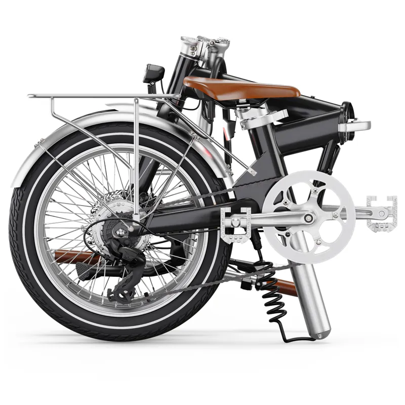 Eovolt Afternoon 20 Origins Vintage Folding Electric Bike in Satin Black-1