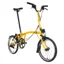 Brompton C-Line Explore 6 Speed M6L with Mid Bar in BumbleBee Yellow