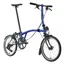 Brompton P-Line Urban Low Bar 4 Speed S4L in Bolt Blue Lacquer
