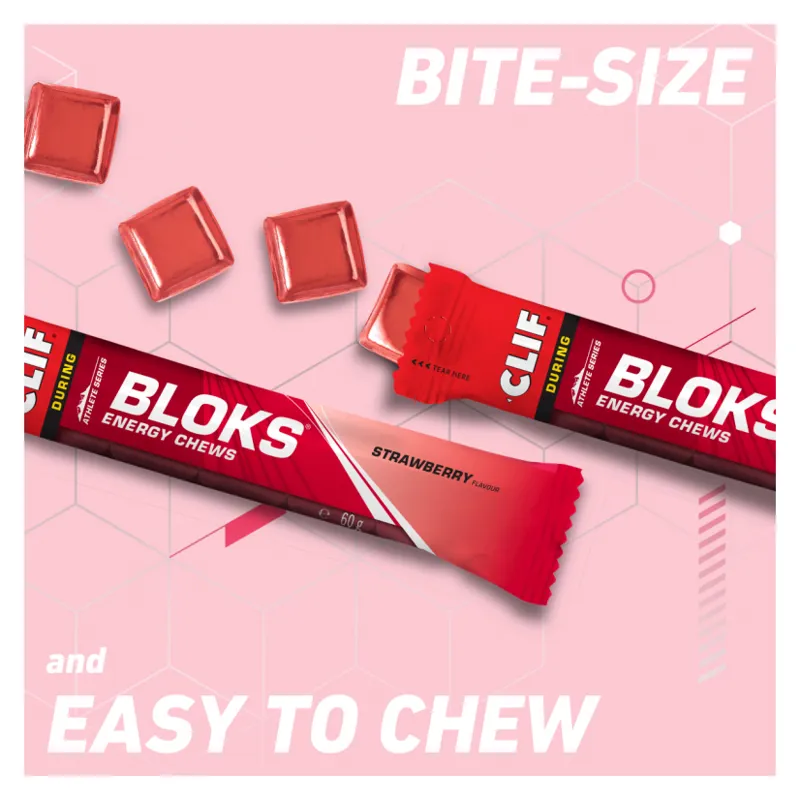 Clif Bloks Strawberry Flavour Energy Chews-1