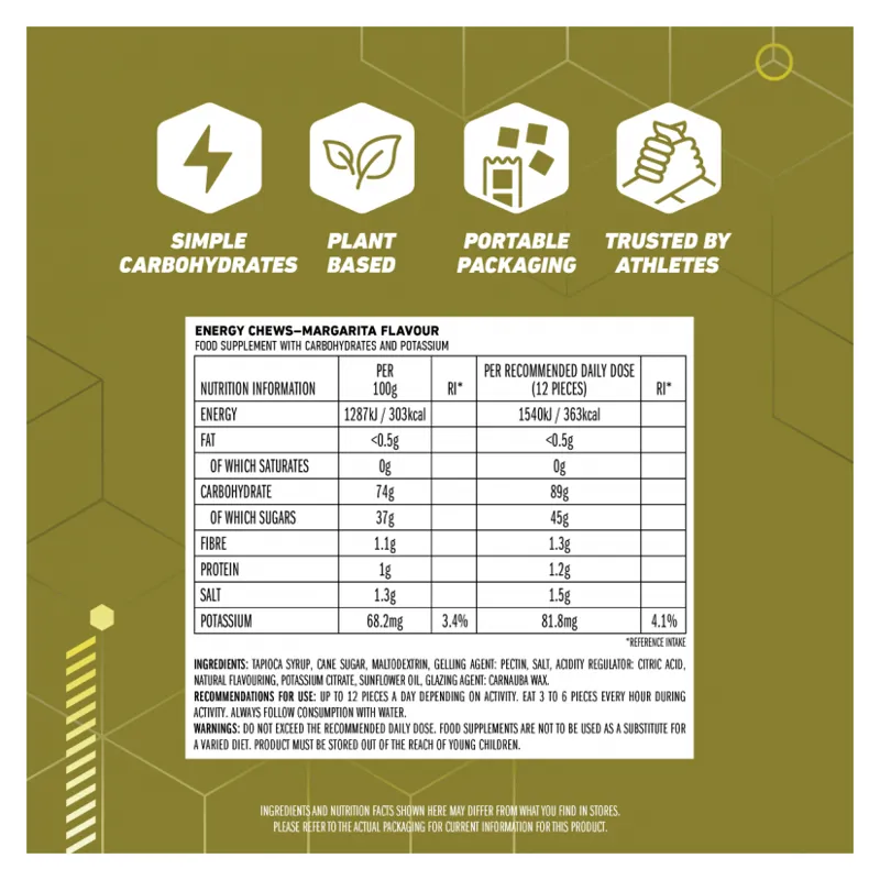 Clif Bloks Margarita Flavour Energy Chews-2