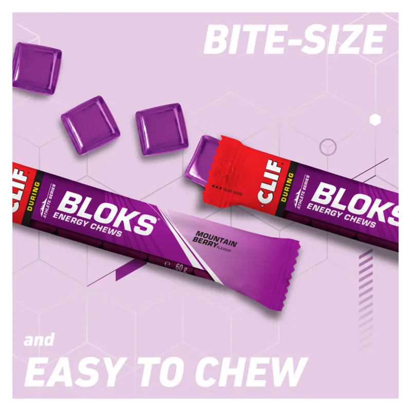 Clif Bloks Mountain Berry Flavour Energy Chews-1