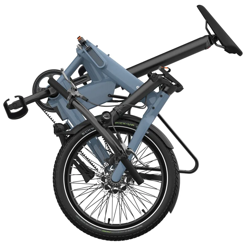 Eovolt Afternoon 20 Pro Electric Folding Bike in Mineral Blue-6