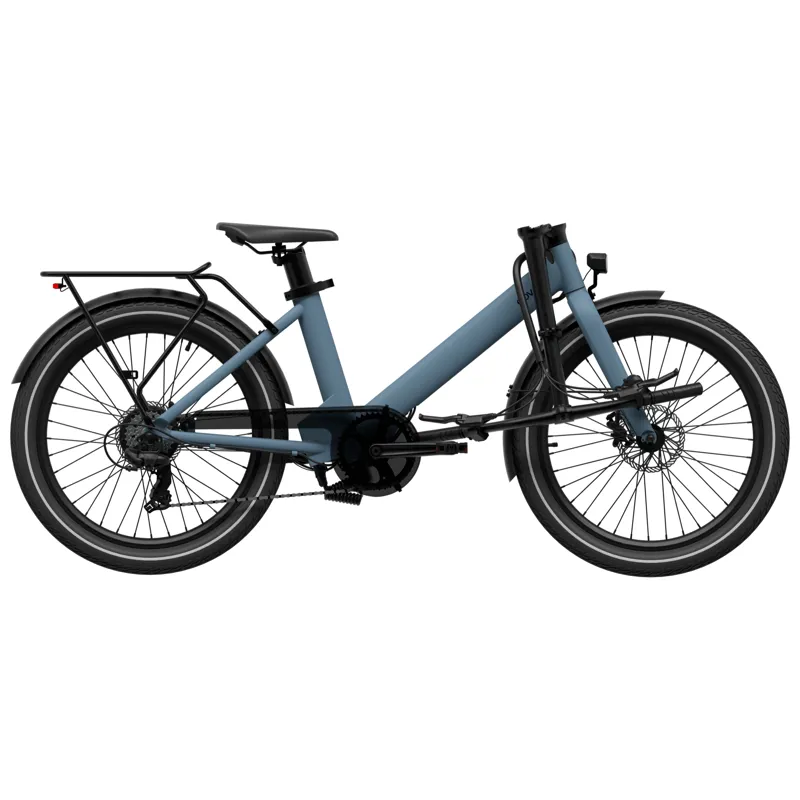 Eovolt Evening 24 Origins Step Through Electric Bike in Ocean Blue-2