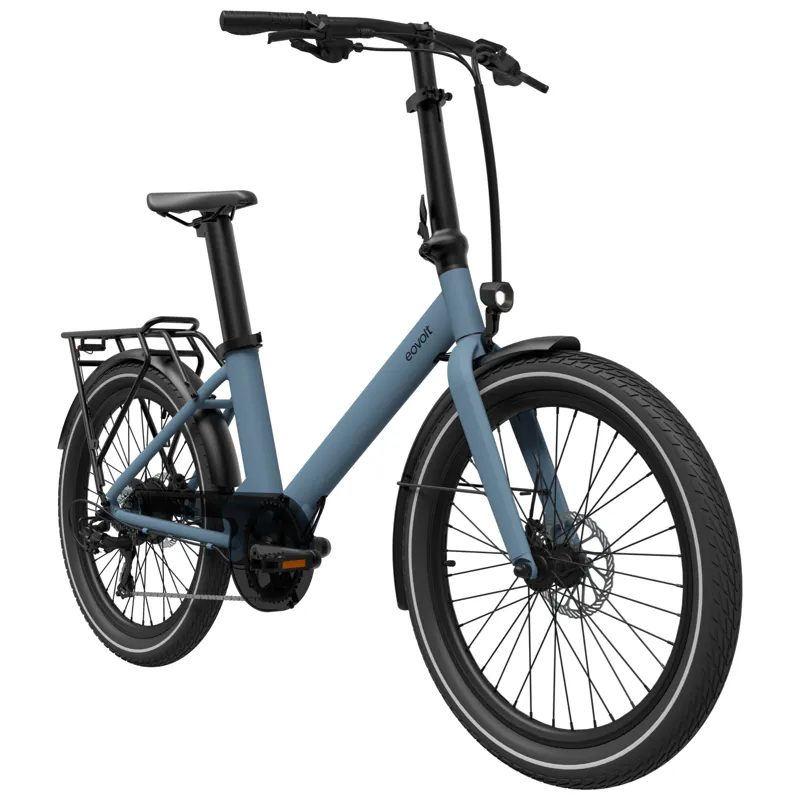 Eovolt Evening 24 Origins Step Through Electric Bike in Ocean Blue