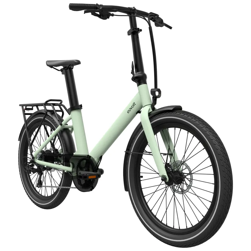 Eovolt Evening 24 Origins Step Through Electric Bike in Sage Green