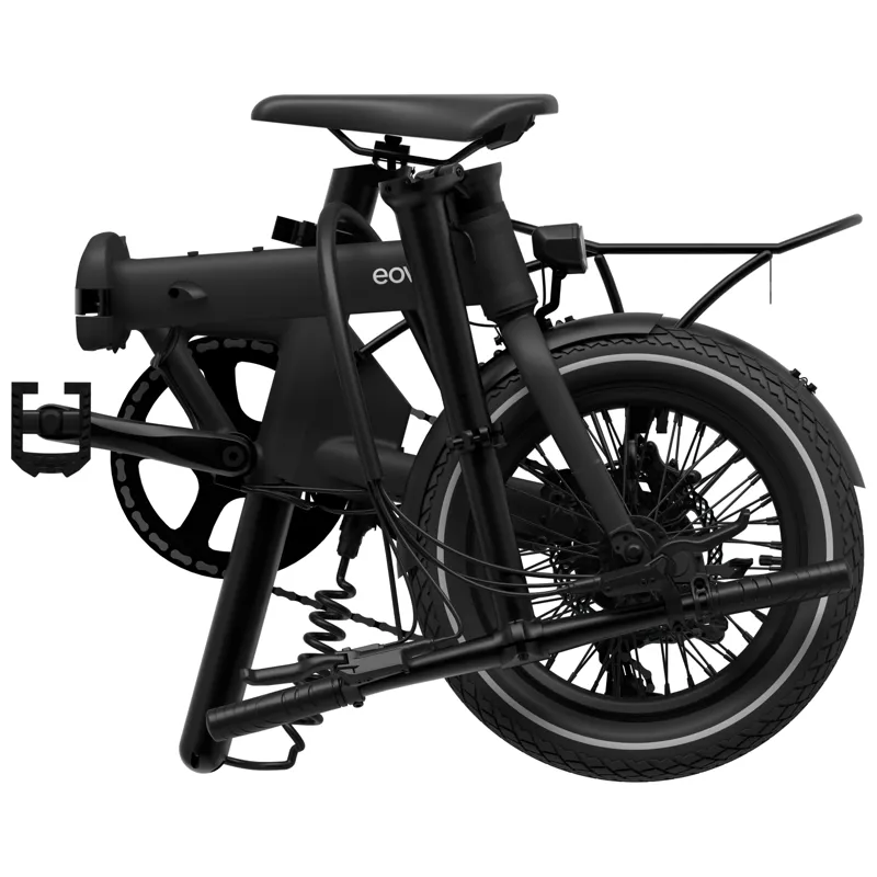 Eovolt Morning 16 Origins Folding Electric Bike in Onyx Black-2