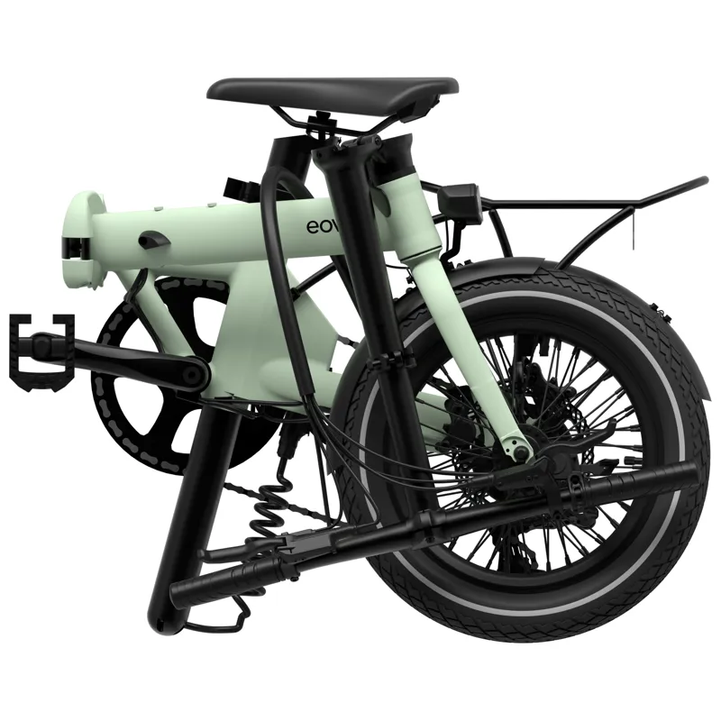 Eovolt Morning 16 Origins Folding Electric Bike in Sage Green-2