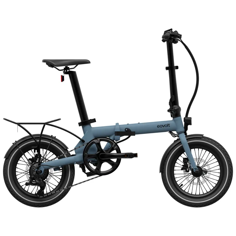 Eovolt Morning 16 Origins Folding Electric Bike in Ocean Blue-1