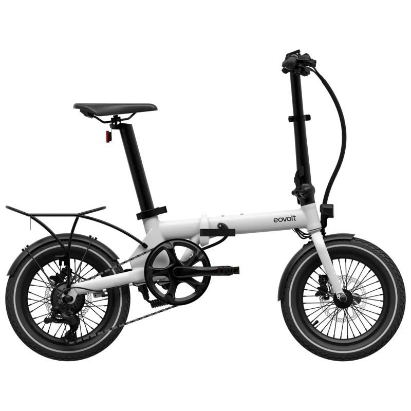 Eovolt Morning 16 Origins Folding Electric Bike in Moon Grey