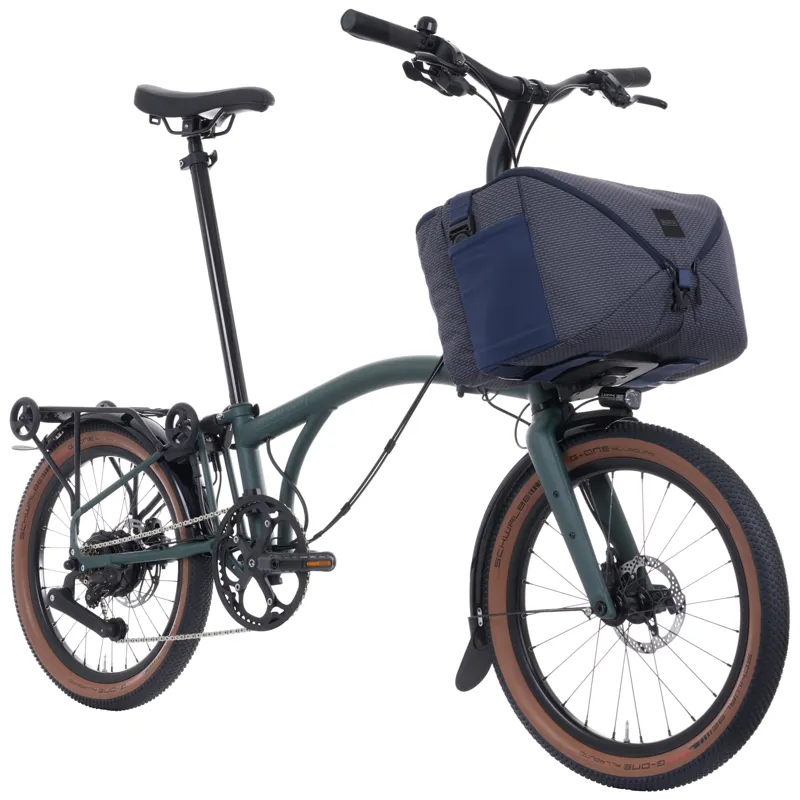 Brompton G-Line Electric with Continental Contact Tyre Forest Green-5