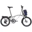 Brompton G-Line Electric with Schwalbe G-One Tyres in Traildust White 