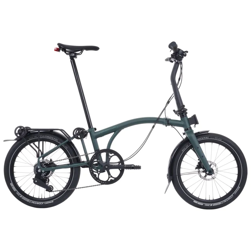 Brompton G-Line Forest Green with Mudguards/ Rack TYG1-2