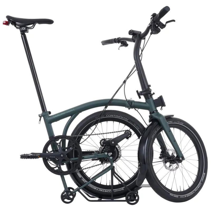 Brompton G-Line Forest Green with Mudguards/ Rack and Lights TYCC-3