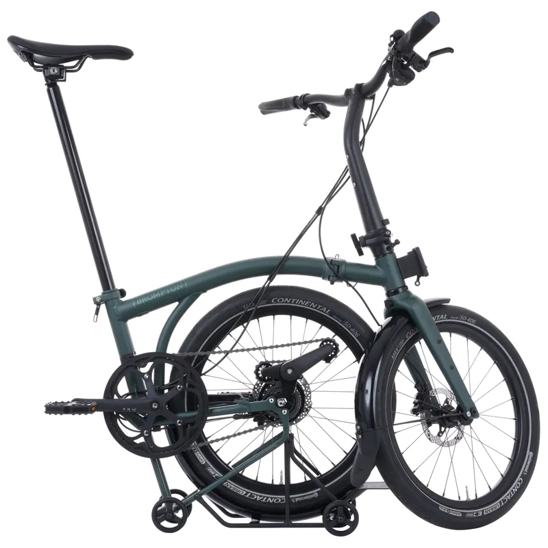 Brompton G-Line Forest Green with Lights TYG1-3