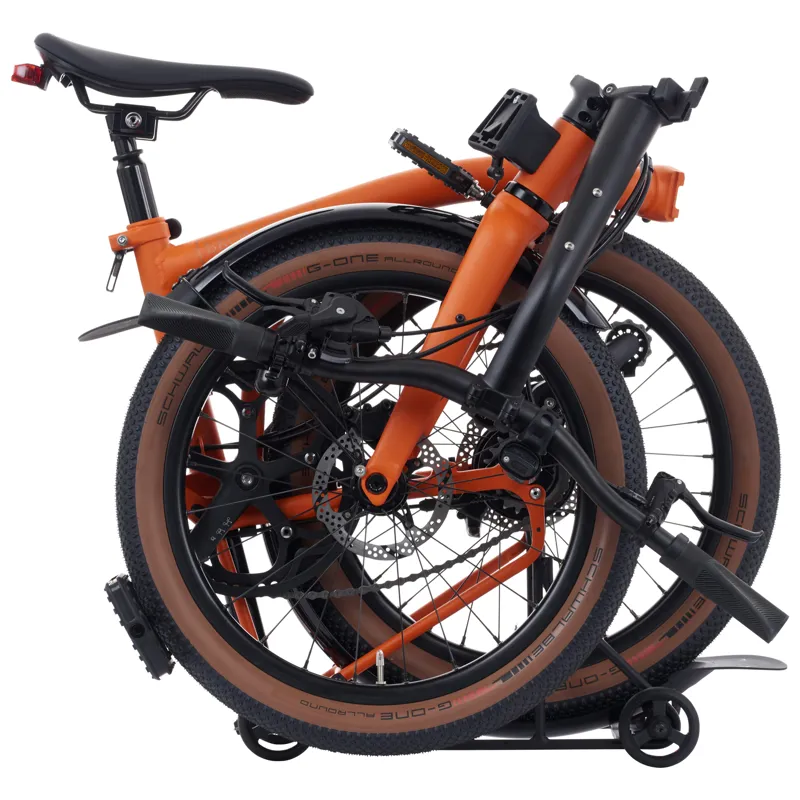 Brompton G-Line Adventure Orange with Mudguards/ Rack and Lights TYCC-3
