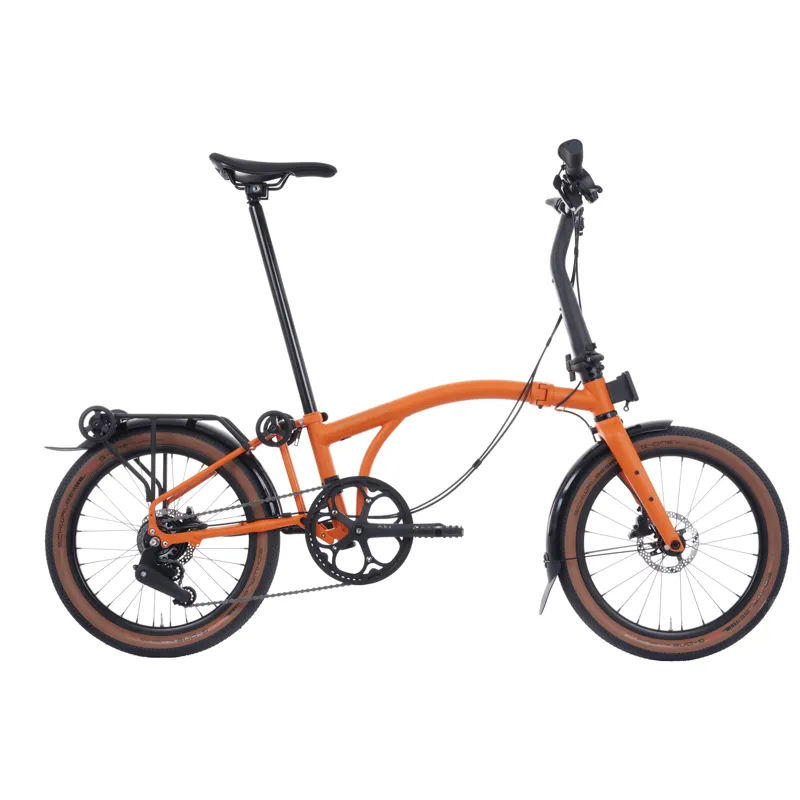 Brompton G-Line Adventure Orange with Mudguards and Rack TYG1-1