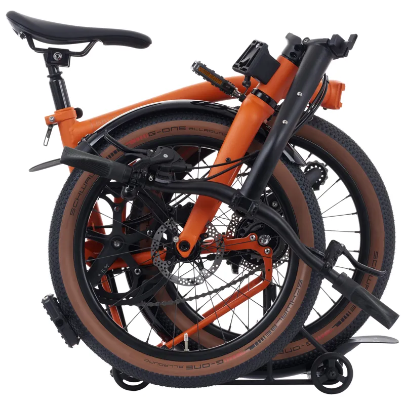 Brompton G-Line Adventure Orange with Mudguards and Rack TYG1-3