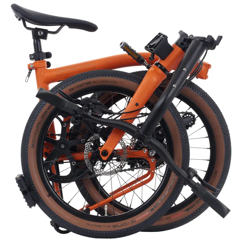 Brompton G-Line Adventure Orange with no accessories TYCC-4