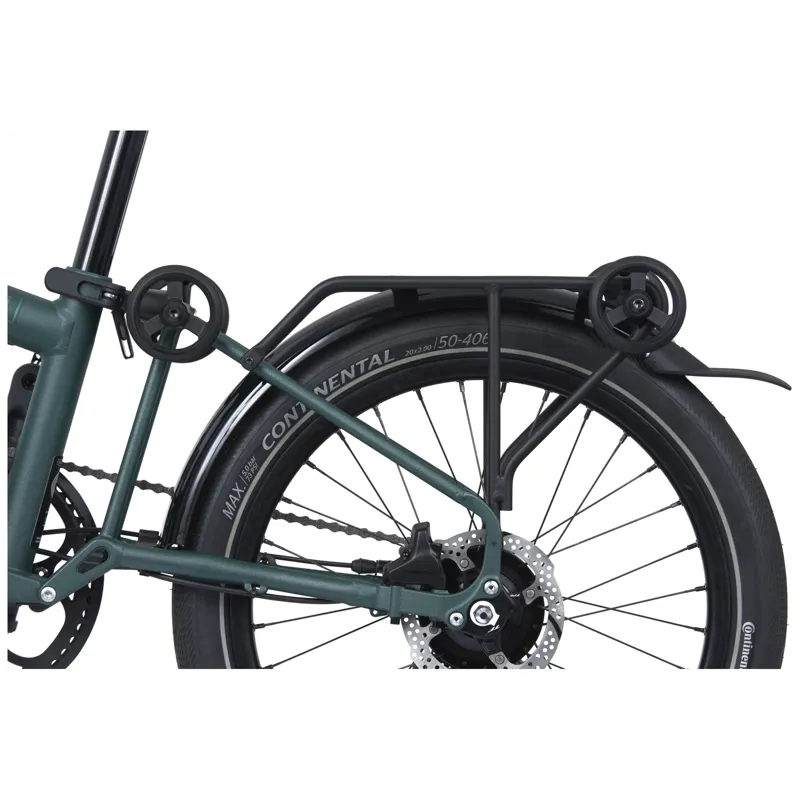 Brompton G-Line Forest Green with Mudguards and Rack TYCC-7