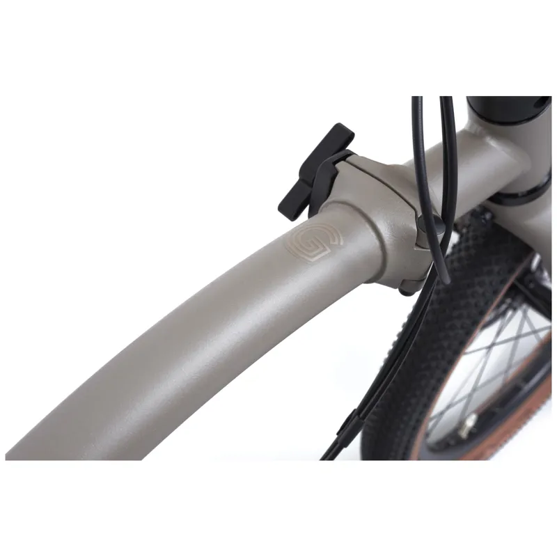 Brompton G-Line Traildust White with Mudguards/ Rack TYG1-9