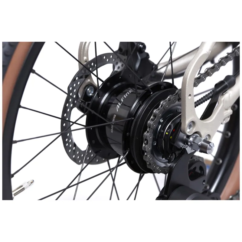 Brompton G-Line Traildust White with Mudguards/ Rack TYG1-7