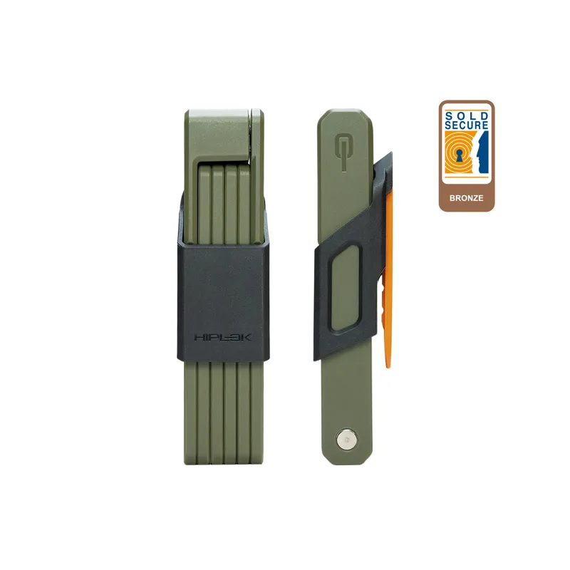 Hiplok Switch Folding Sold Secure Bronze Rated Bicycle Lock Green