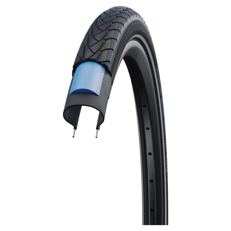 16 x 1.35 Schwalbe Marathon Plus SmartGuard Tyre - 35-349 to suit Brompton Bicycles-1