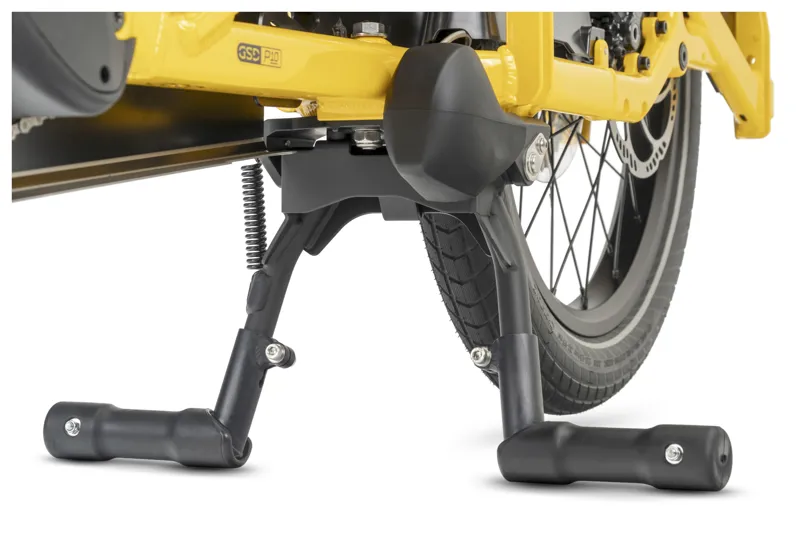 Tern GSD P10 Gen3 Electric Family Cargo Bike in School Bus Yellow-5