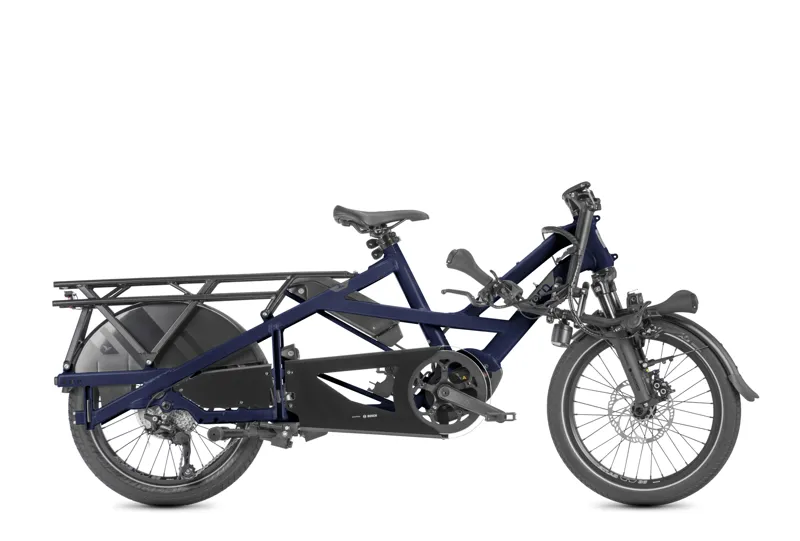 Tern GSD P10 Gen3 Electric Family Cargo Bike in Satin Midnight Blue-1