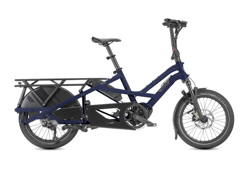 Tern GSD P10 Gen3 Electric Family Cargo Bike in Satin Midnight Blue