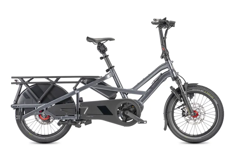 Tern GSD R14 Gen3 Electric Family Cargo Bike in Iron Grey