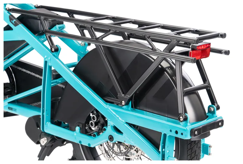 Tern GSD S10 Gen3 Electric Family Cargo Bike in School Bus Yellow-3