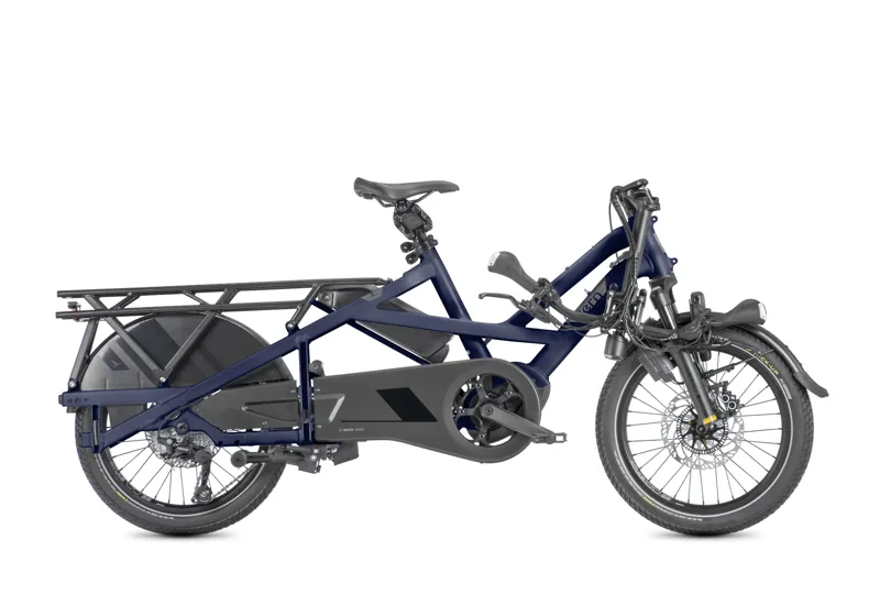 Tern GSD S10 Gen3 Electric Family Cargo Bike in Satin Midnight Blue-1
