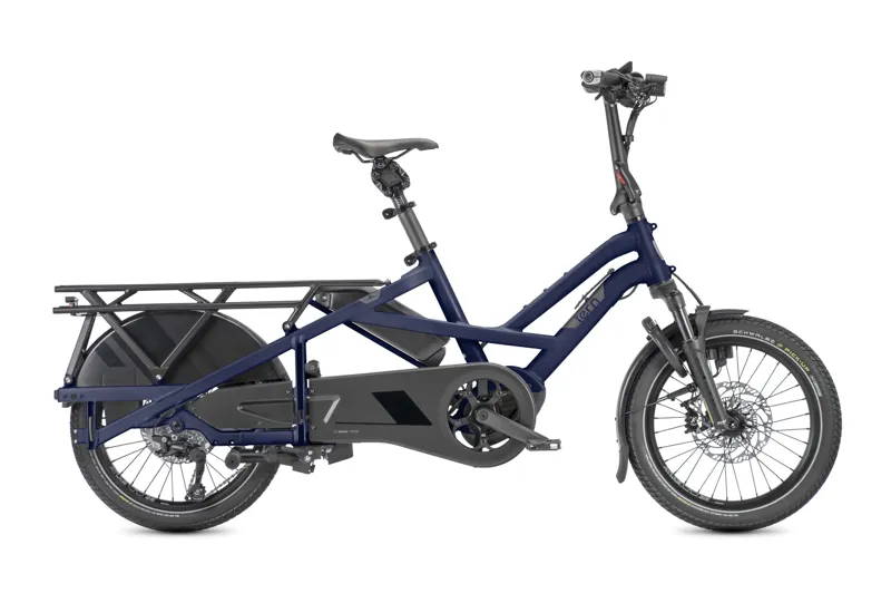 Tern GSD S10 Gen3 Electric Family Cargo Bike in Satin Midnight Blue