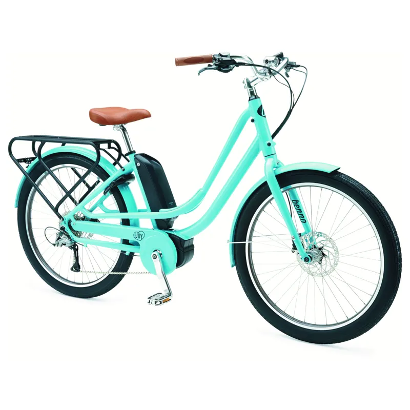 Benno eJoy Performance Step-Thru Classic Electric Bike Capri Blue-1
