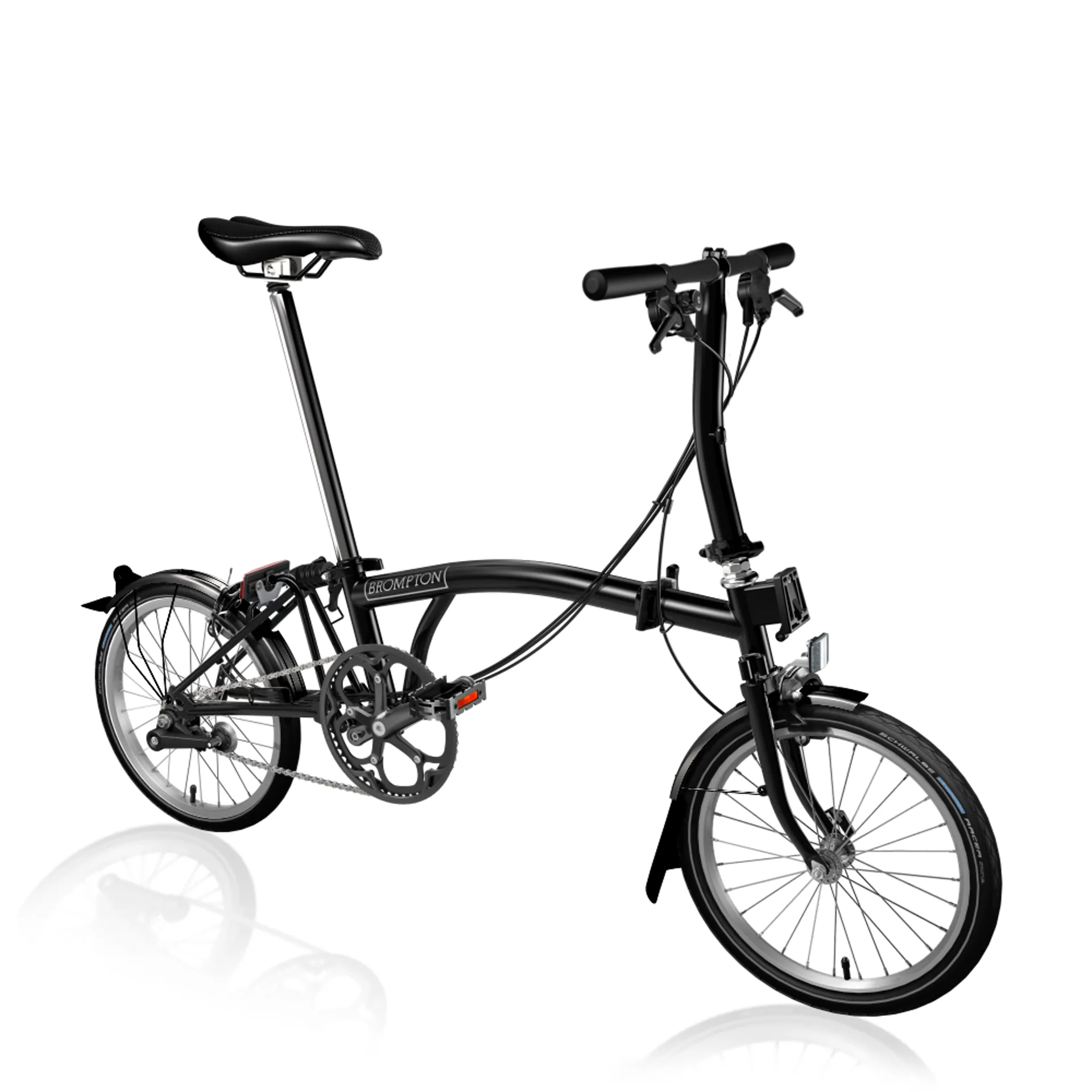 Brompton C-Line Explore Low Bar 6 Speed S6L in Black