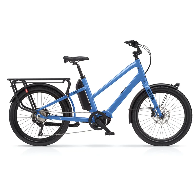 Benno Boost-E CX Step Thru Electric Family Utility Bike Machine Blue
