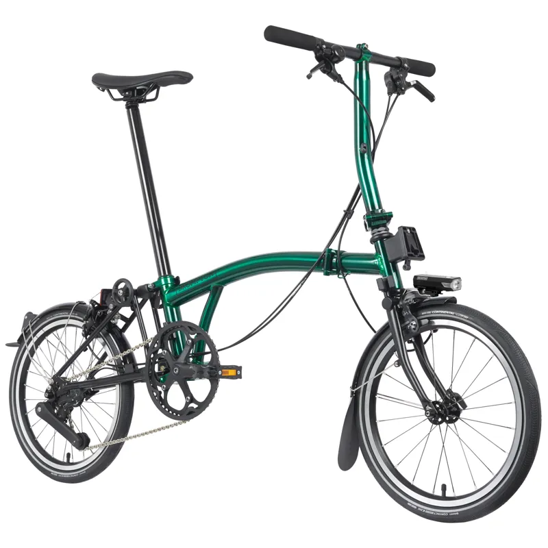 Brompton P Line Urban Low Bar S4L Emerald Green Lacquer