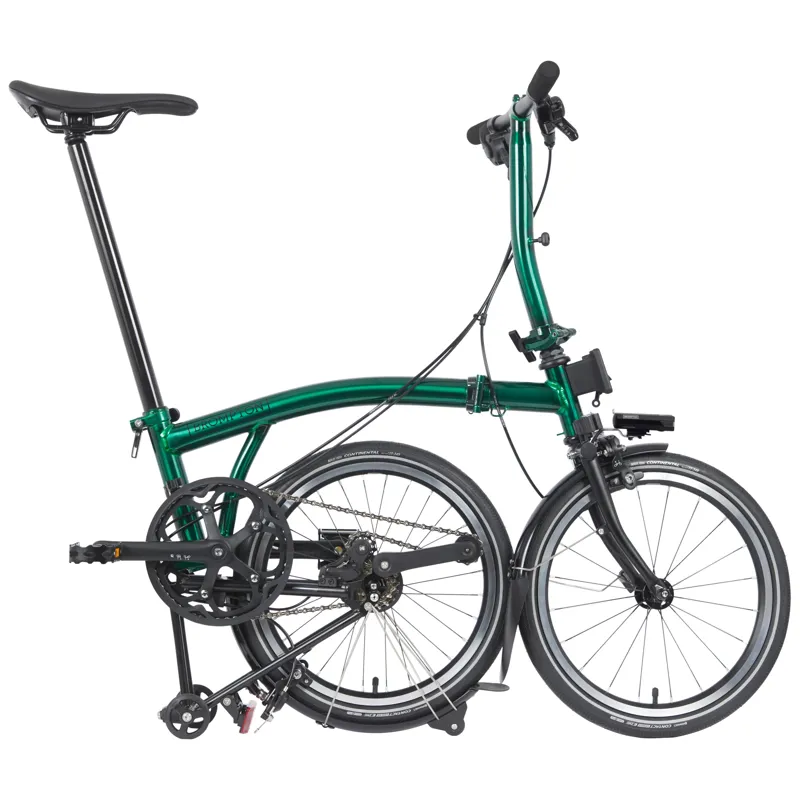 Brompton P-Line Urban Low Bar S4L Emerald Green Lacquer-5