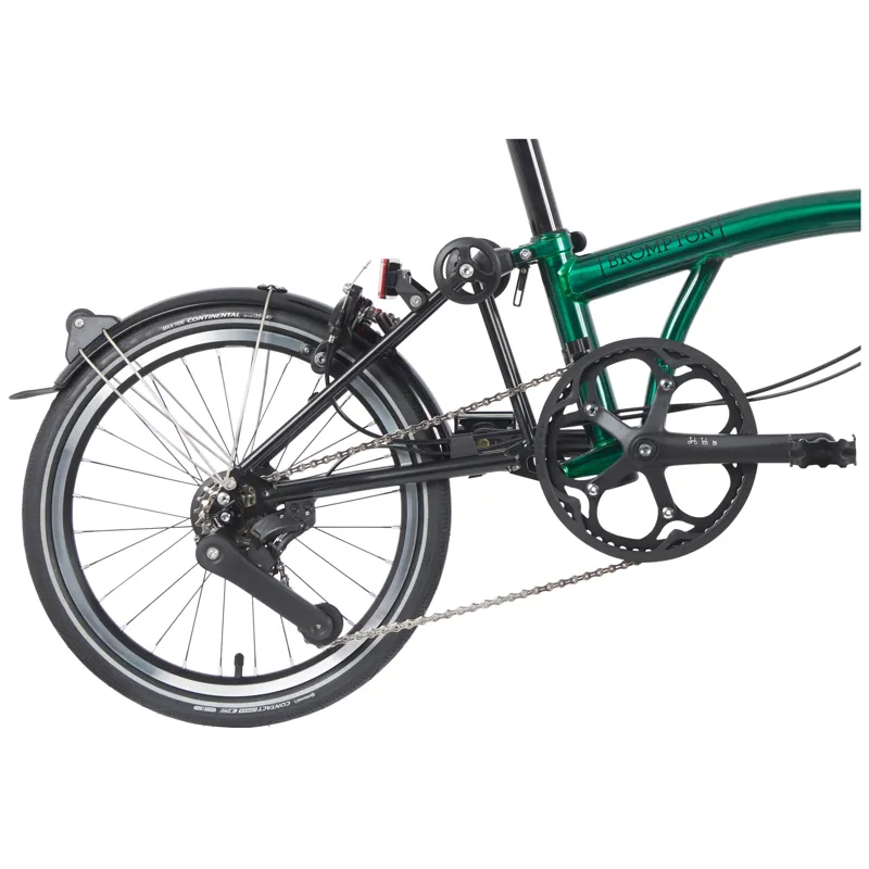 Brompton P-Line Urban Low Bar S4L Emerald Green Lacquer-2