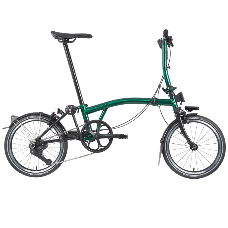 Brompton P-Line Urban Low Bar S4L Emerald Green Lacquer-1